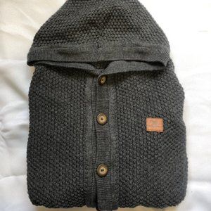 Ferrioni Gray Cardigan Sweater